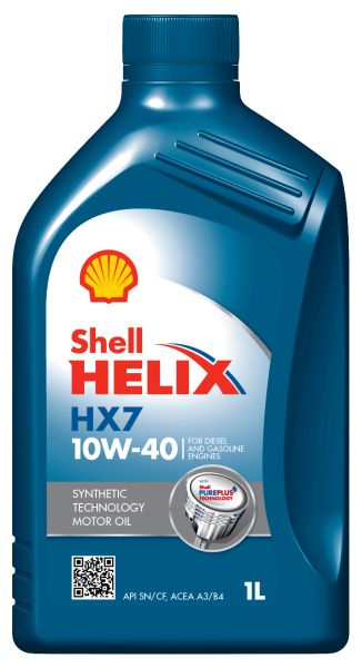 Масло моторное SHELL Helix HX7 10W-40 1л SHELL 550021881